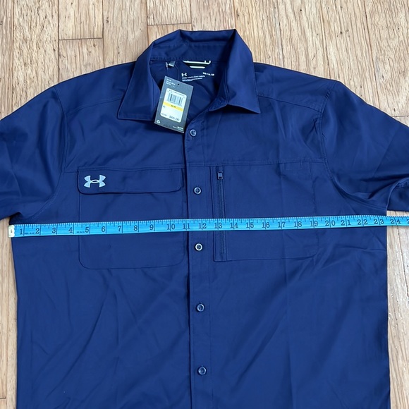 Men's UA Motivator Coach's Button Up Shirt - Picture 11 of 11